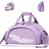 B-Light Purple & White