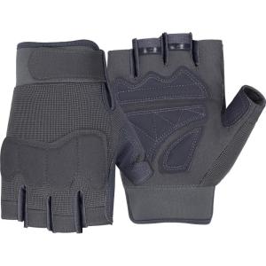 FIORETTO Fingerless Gloves for Airsoft Shooting Half Finger Hunting Hiking Cycling Driving Motorcycle Climbing Work Gloves M210603(Gray)