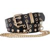Double Grommet (With Gold Chain)