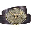 Coffee & Gold Buckle