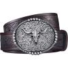 Coffee & Silver Buckle