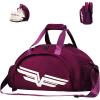 B-Dark Purple & White